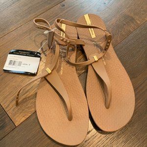 Ipanema Tan Sandals NEW